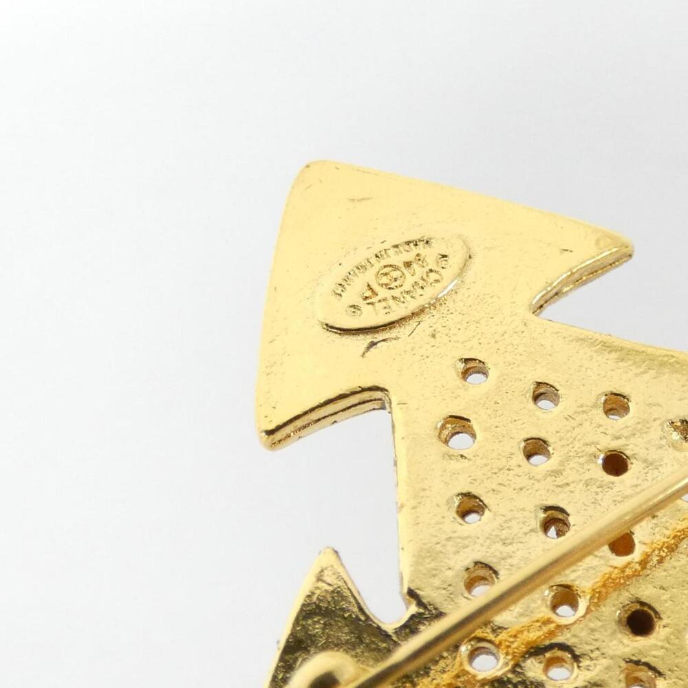 CHANEL Authentic Gold Brooch - Picture 3 of 6